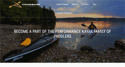 Desktop Screenshot of performance-kayak.com